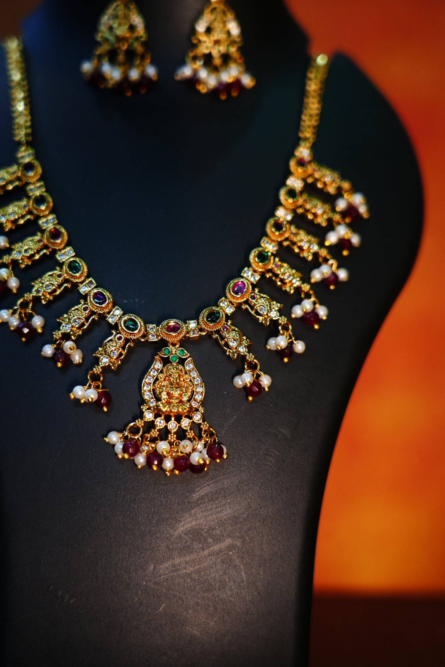 Royal Jewellery for Bride & Bridesmaids Wedding Jewellery Set with Earrings
