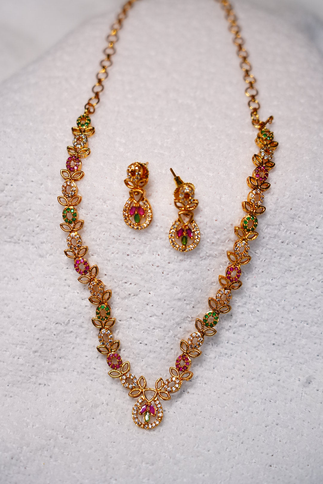 Princess Antique Gold Jewellery Set or womens