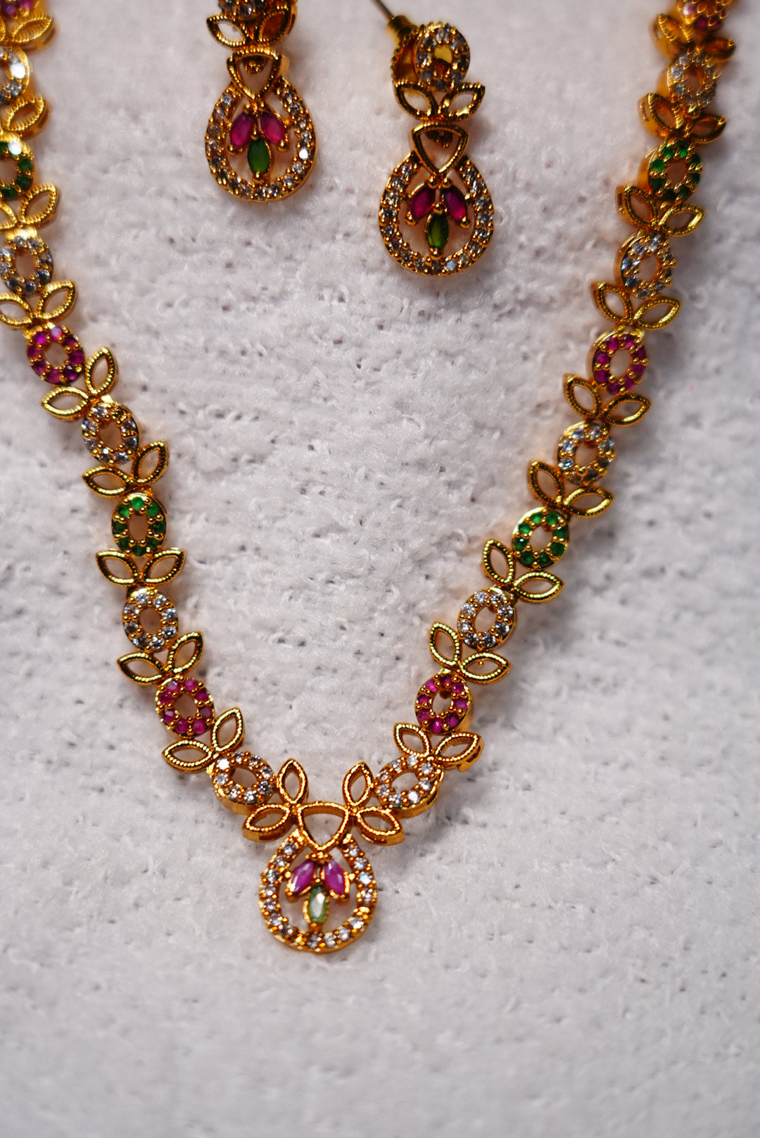 Princess Antique Gold Jewellery Set or womens