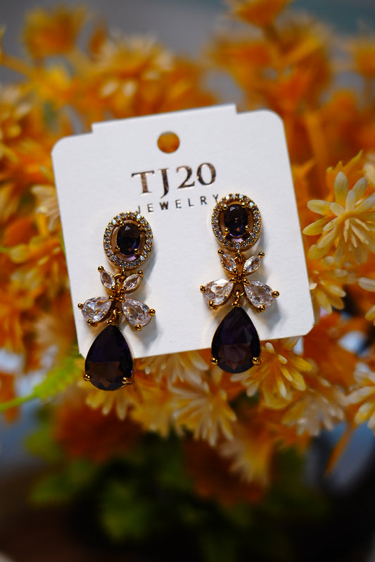 Silver fancy earrings set for women and girls