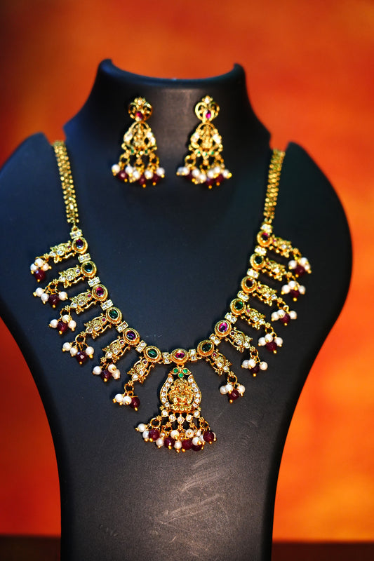 Royal Jewellery for Bride & Bridesmaids Wedding Jewellery Set with Earrings