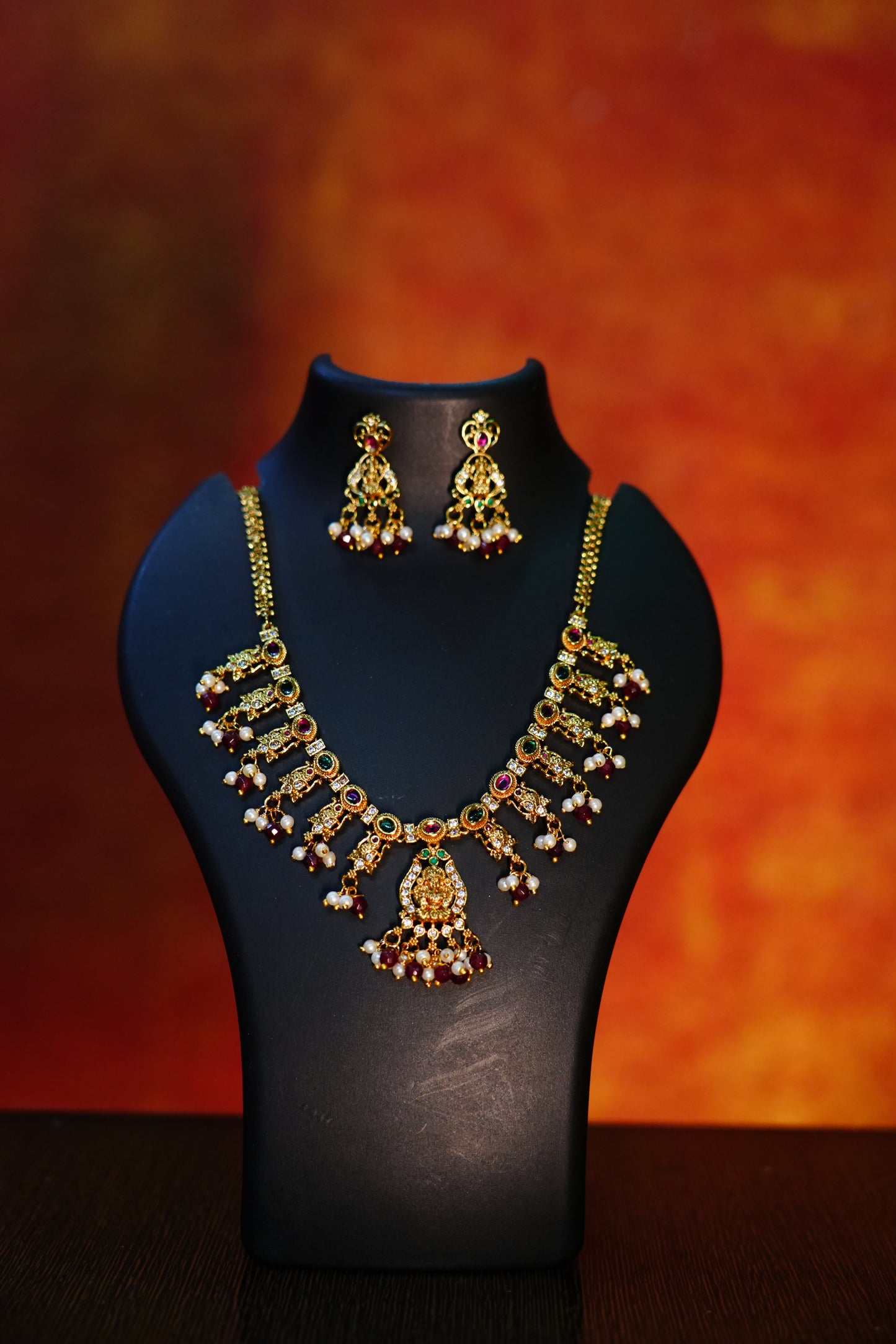 Royal Jewellery for Bride & Bridesmaids Wedding Jewellery Set with Earrings