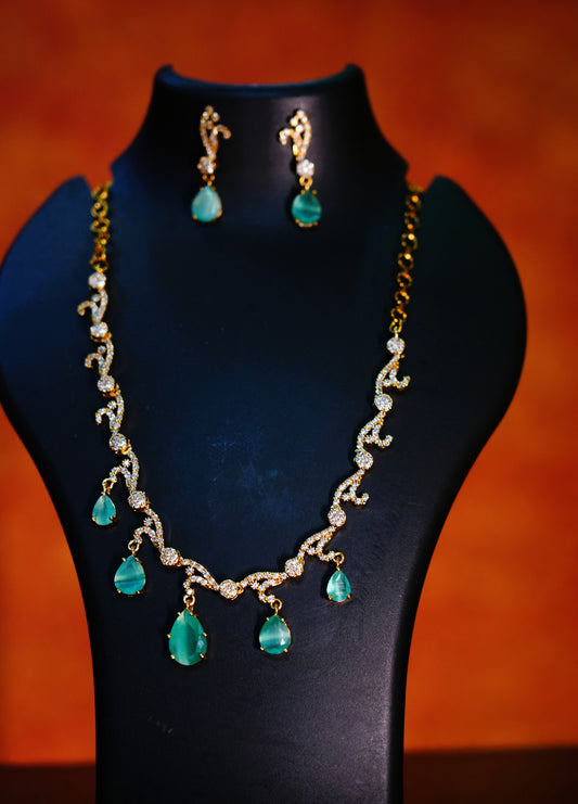 Chunky necklace with stylish finish  High-quality alloy with durable polish