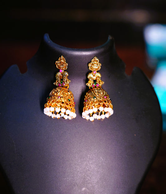 Ethnic South indian Temple jewellery Ear rings for girls women Earring Set