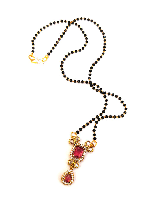 Classic Black Bead Chain for womens