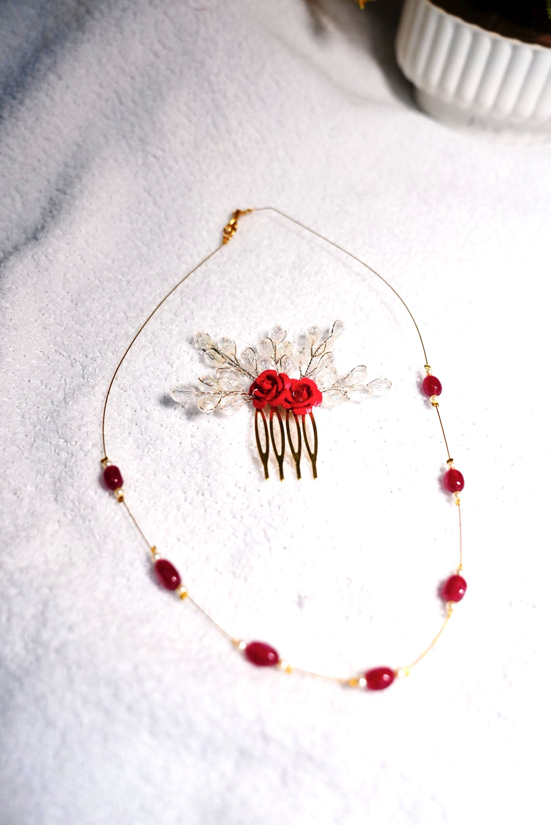 Fancy Premium quality finish for long-lasting shine chainfor girls with stylish hair pin